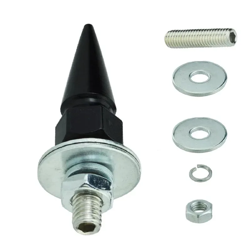 4Pcs M6 License Plate Screw Set 6-Point Nose Thread Hole Tool Universal Number Plate Fastener