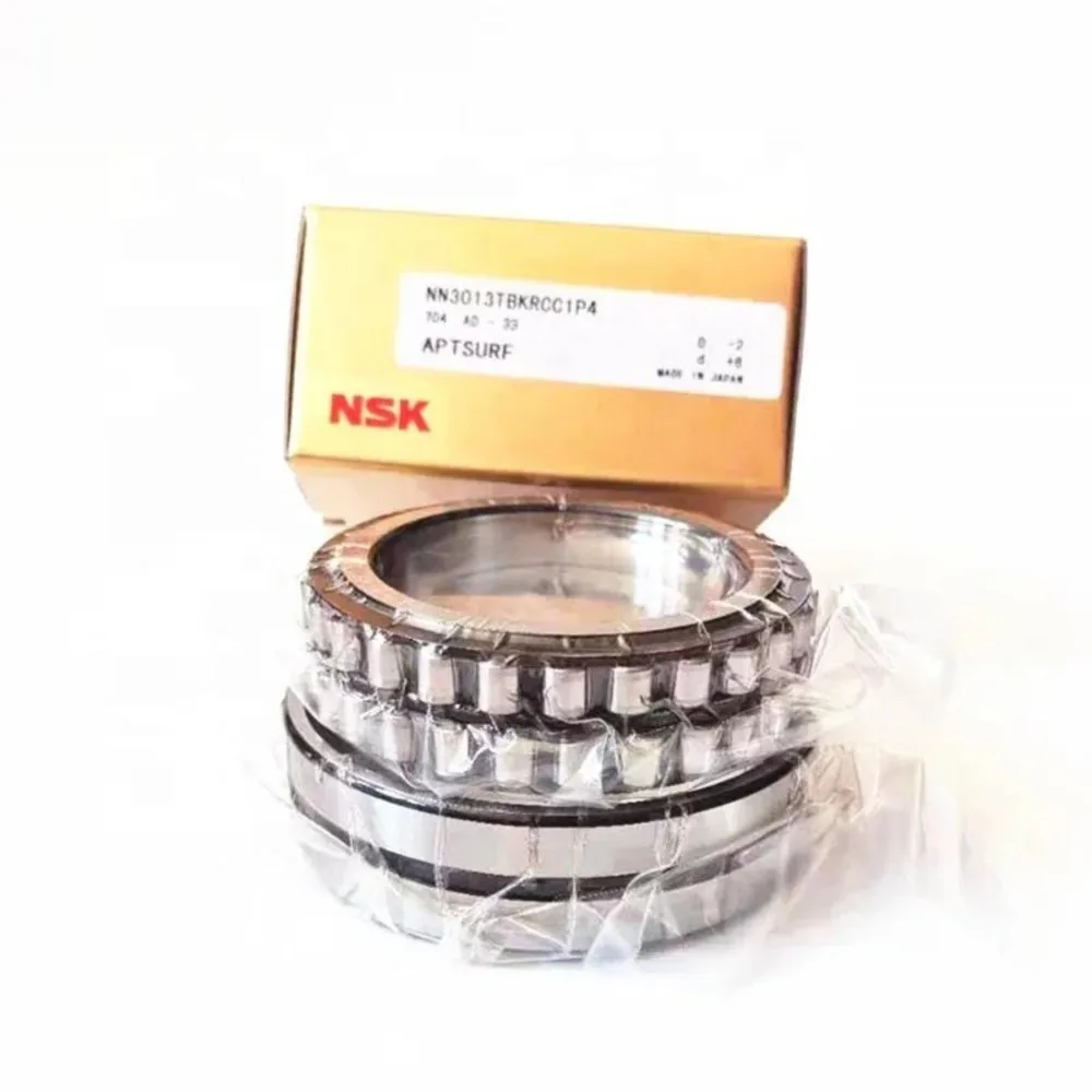 Original Japan NSK NN3013K/P5W33 Brass Cage Cylindrical Roller Bearing NN3013K NN3013 Sathe Spindle Bearing 65*100*26mm