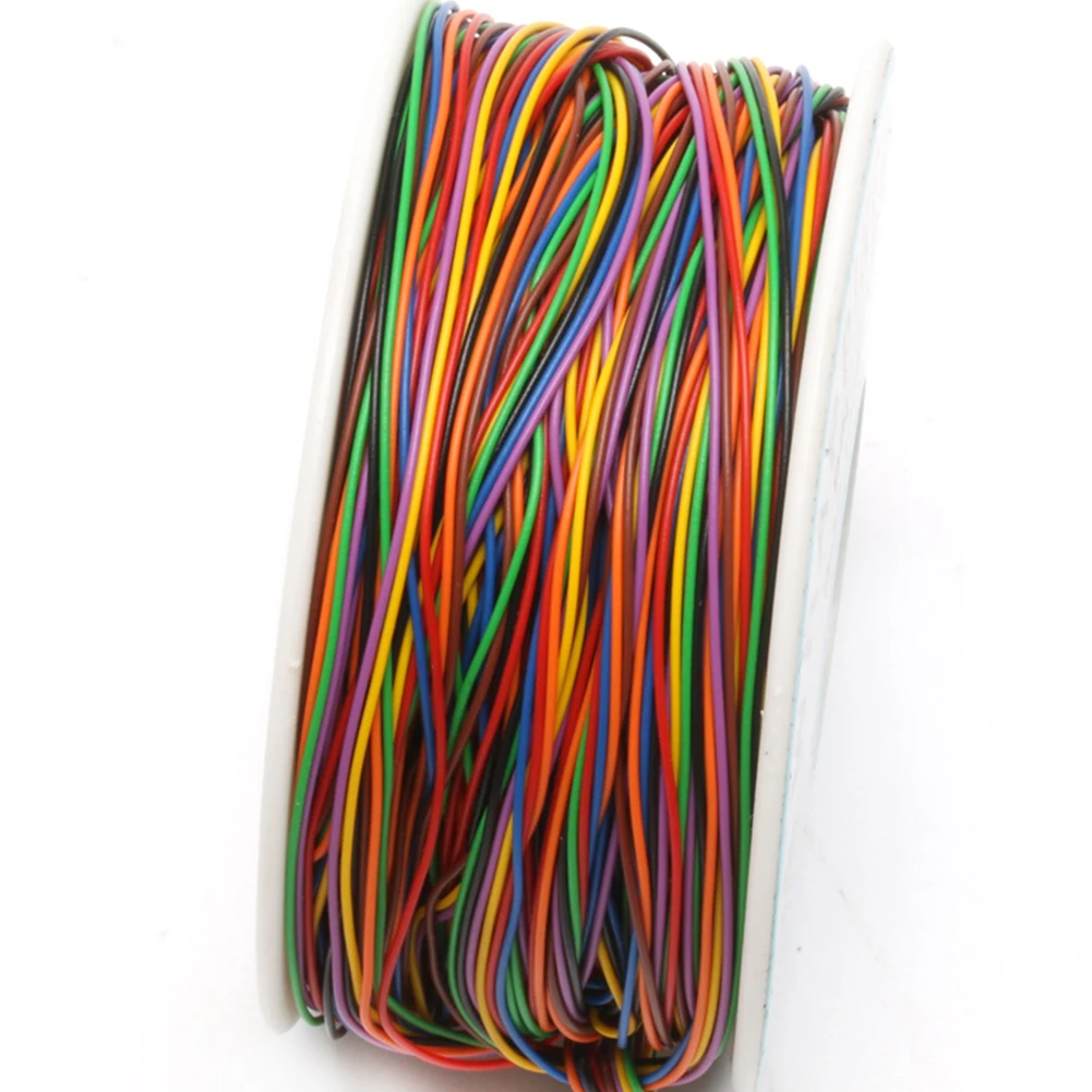 

250M 30AWG OK Wire Tin Plated Copper Wire Wrapping Wire Insulation Electronic Conductor Wire Connector for Eletronic Test
