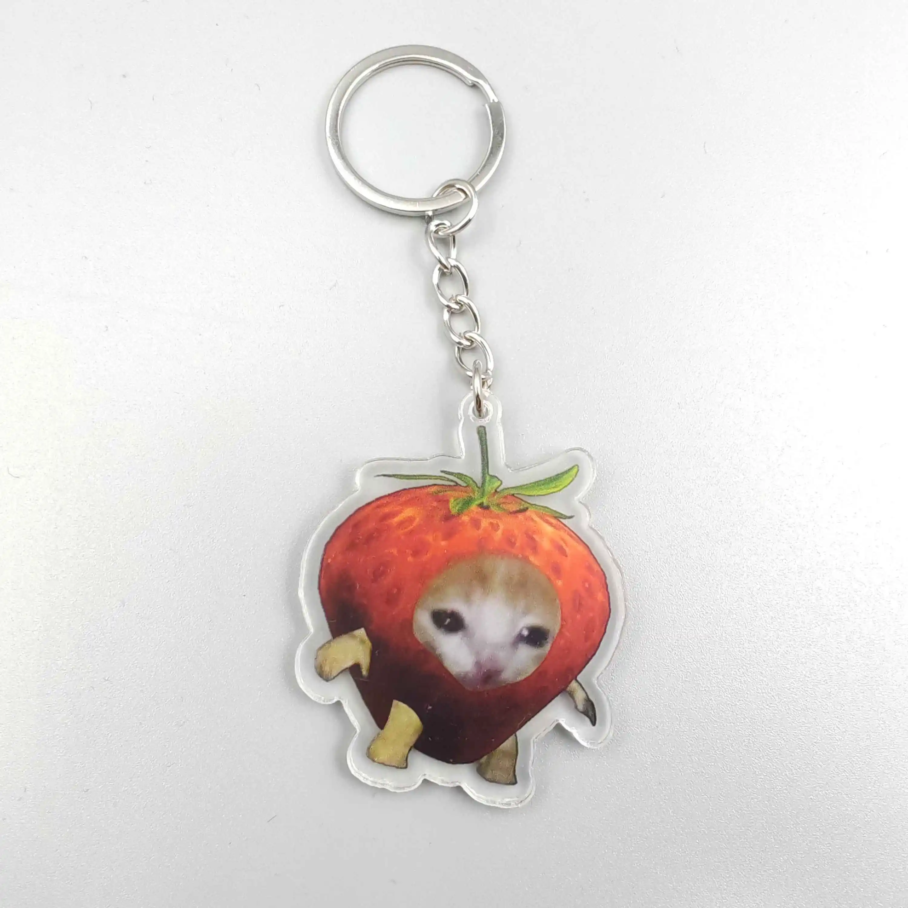 Cat Coughing Meme Viral Video Zoning Out Black Cat Meme Choking Meme Strawberry Cat Memes Key Chain Car Keyring Student Gift