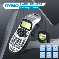 Dymo LT100H Label Maker Portable Adhesive Sticker Printer Dymo Letratag LT 100H Label Printer thermal Labeling Machine and 91200