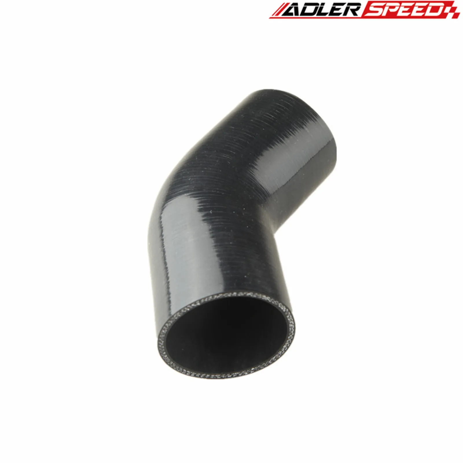 Universal 45 Degree ID Size: 1'', 1.5'', 2'', 2.25'', 2.375'', 2.5'', 2.75'', 3'',  Silicone Hose Coupler Pipe Turbo Intercooler