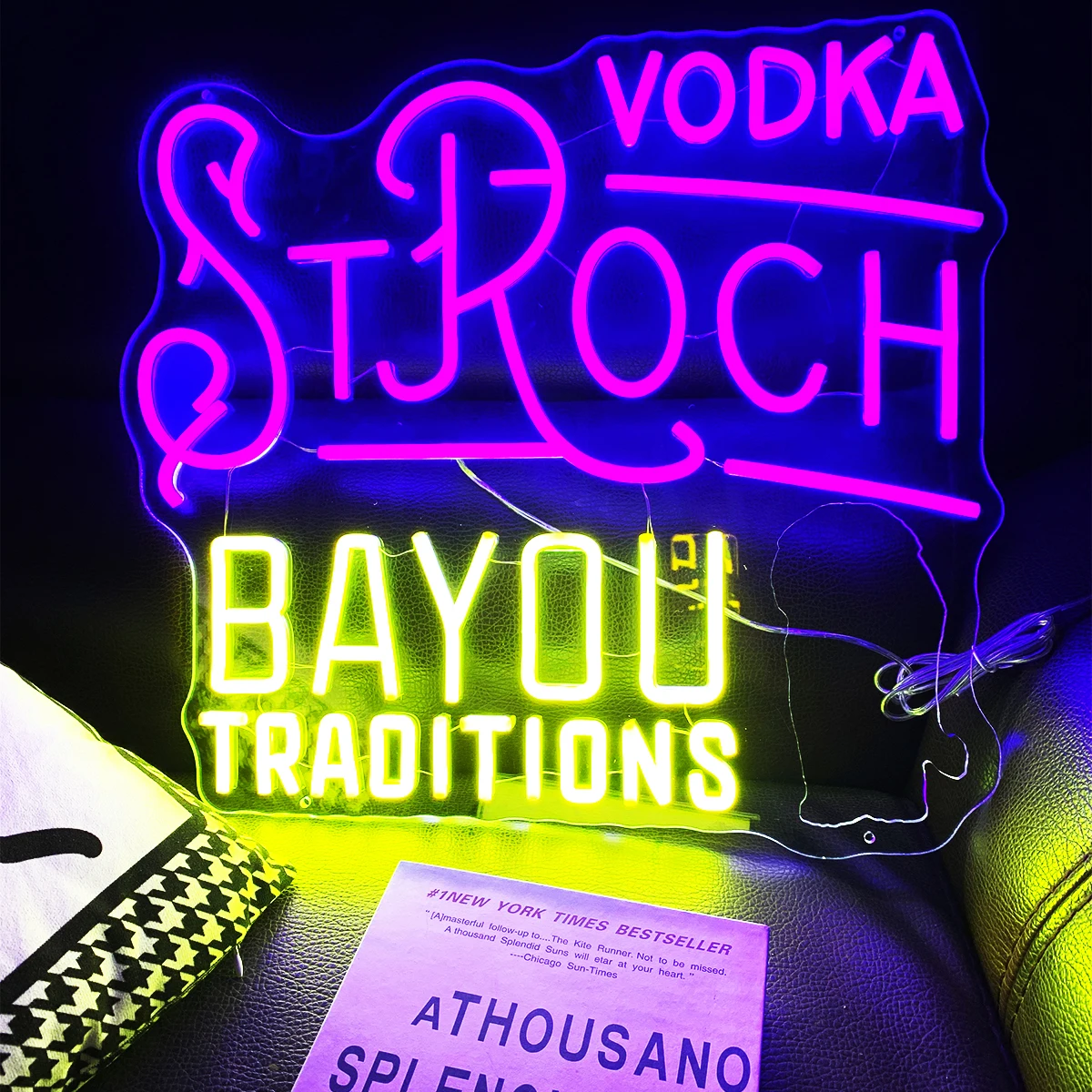 BAYOU TRADITIONS  LED Neon Sign Light For Bedroom Wedding Anniversary Holiday Room Wall Decoration Holiday Gift Home Art