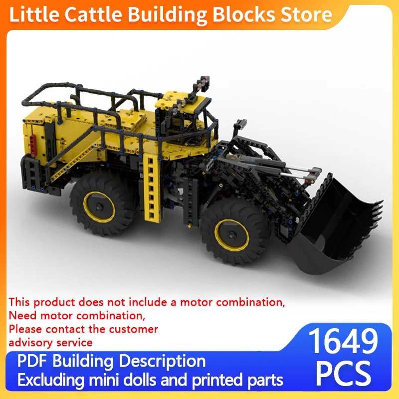 City Car Model MOC Building Bricks Ultra-Large Mining Loader Modular Technology Gifts Holiday Assemble Children Toys Suit