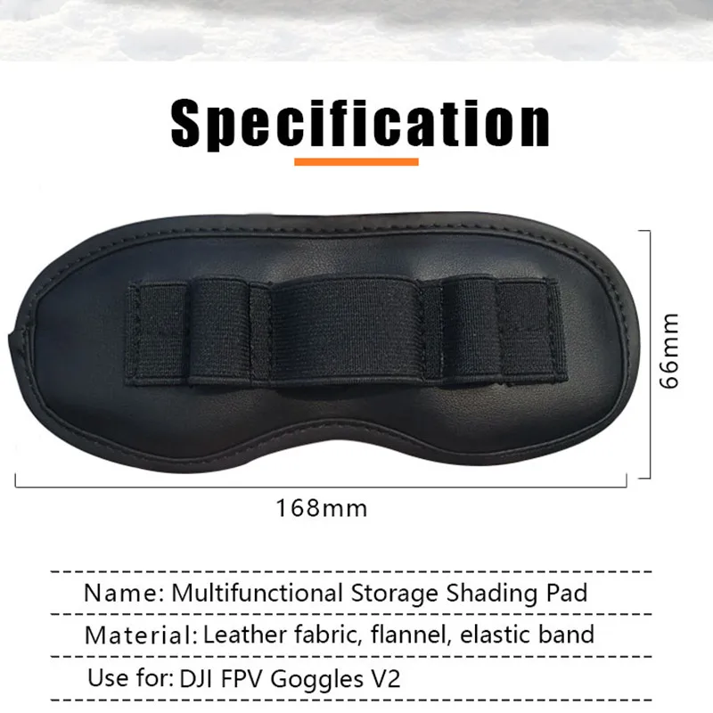 For DJI Avata / FPV Goggles V2 Lens Protector Pad Anti-friction Protection Antenna Storage Cover Bag Memory Card Slot Holder