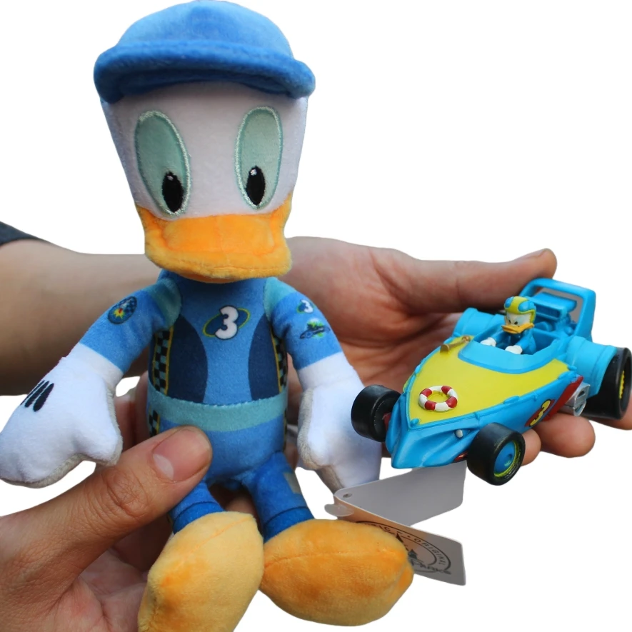 

2 шт. 20 см плюшевые игрушки Микки и Дональд Дак из мультфильма «Микки и друзья» для раннего развития детей