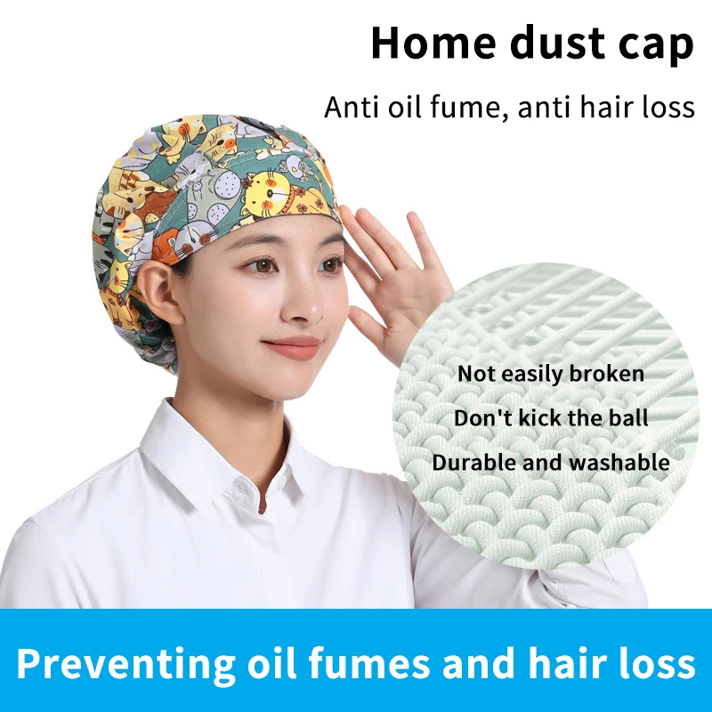 

Adjustable Catering Chef Hat Breathable Oil And Soot Resistant Work Hat Dustproof Waiter Work Caps Kitchen Cooking Tool