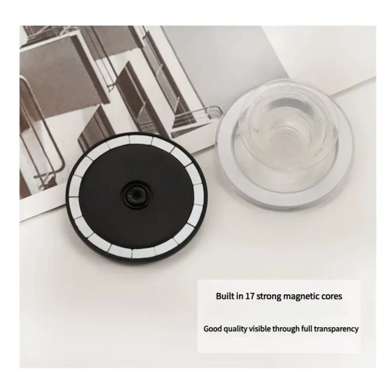 حامل مغناطيسي آمن لإصبع البنصر قابل للطي وحامل قبضة الهاتف المحمول ومقبس الجيب لهاتف iPhone Mac Samsung Xiaomi #5