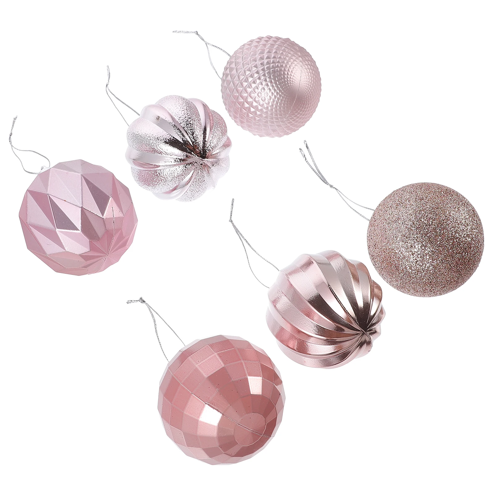 

Christmas Tree naments Plastic Hanging Decors Xmas Party Pendants Decorative Ball Premium PVC Lovely Novel Creative Festival