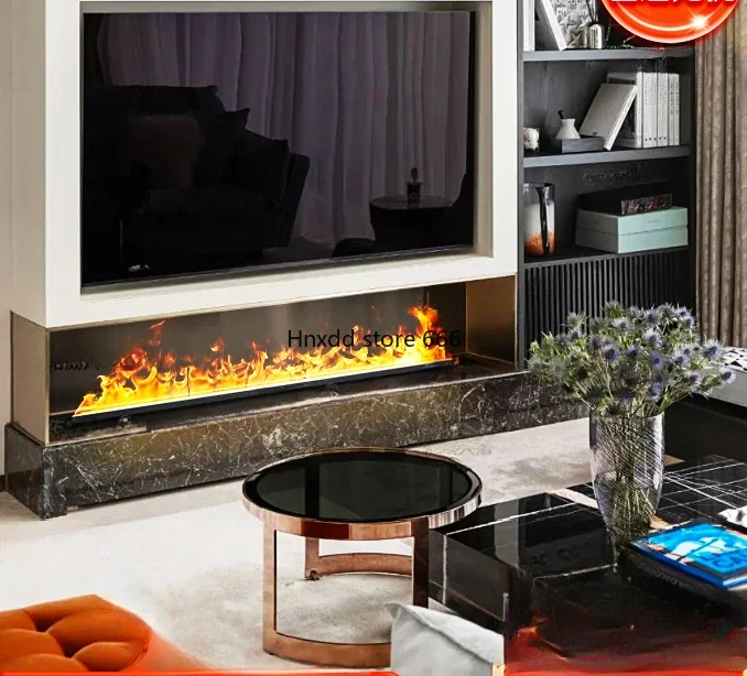 

3D atomized fireplace core decoration intelligent electronic fireplace simulation fire embedded flame humidifier