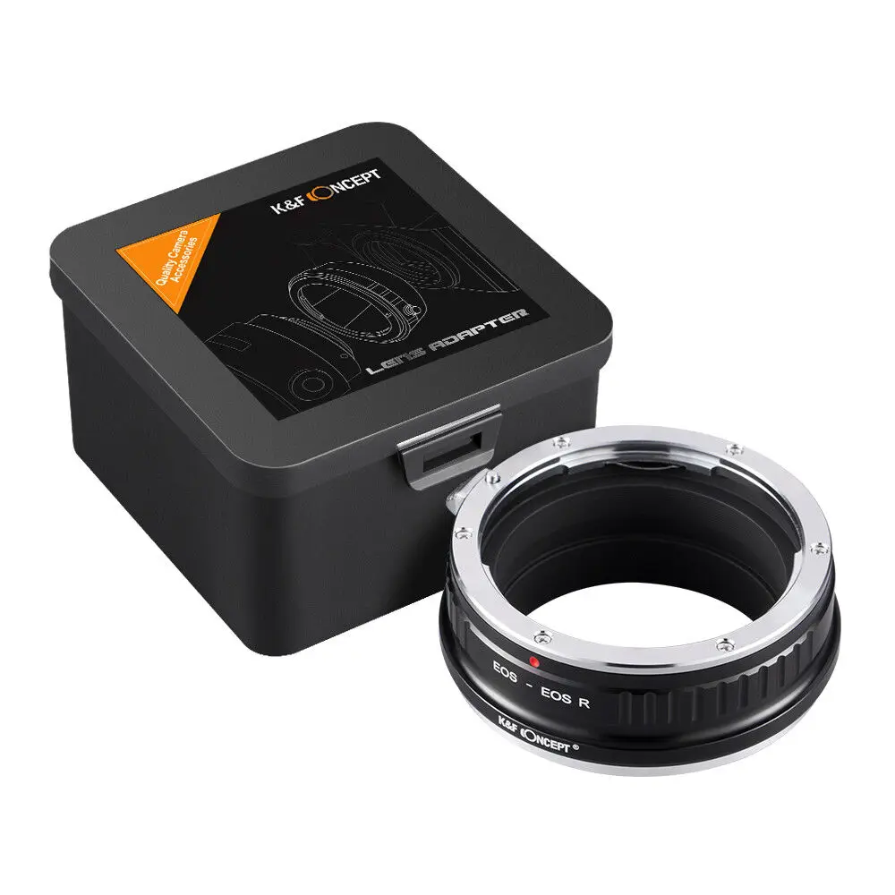 K&F Concept EF to EOS R Lens Adapter For Canon EOS EF EFS Mount Lens to Canon EOS RP R3 R5 R50 R6 R6II R7 R8 R10 R100