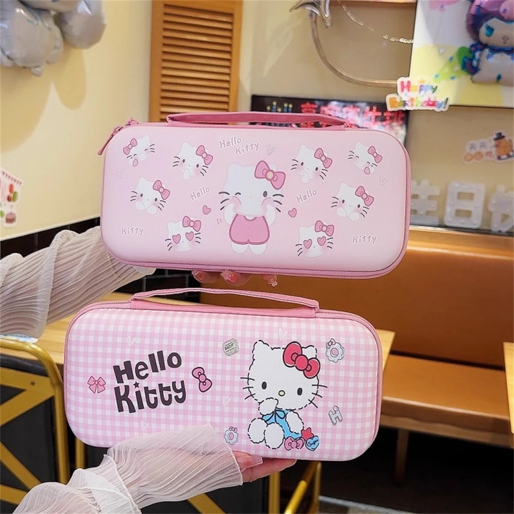 Hello Kitty Cinnamoroll EVA Protective Case for Nintendo Switch2 Travel Carrying Cover Anti-Scratch Shockproof Storage Bag