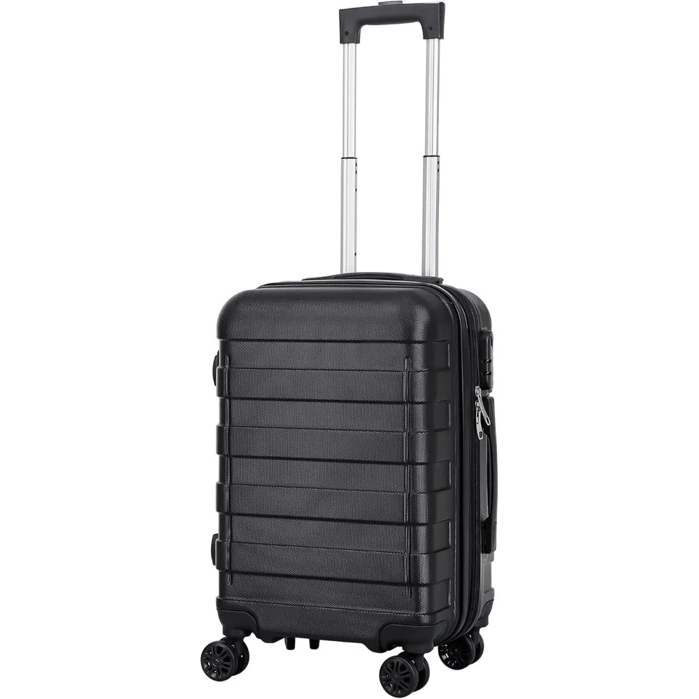 21 Inch Hardside Expandable Carry On Luggage with Spinner Wheels, Lightweight Suitcase Durable Rolling Luggage for Business