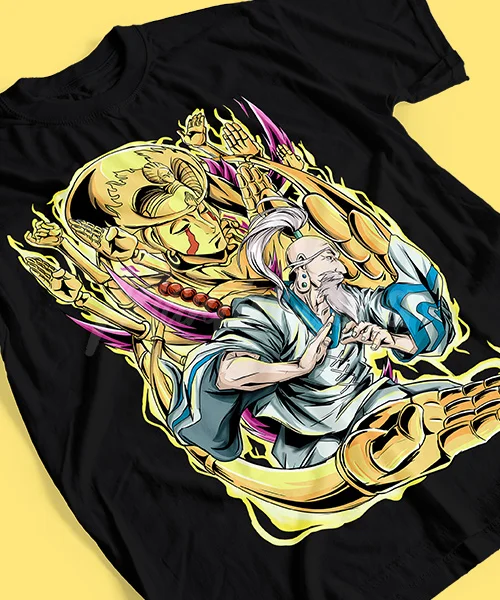 T-Shirt UNISEX HUNTER × HUNTER ISAAC NETERO RENOVADO