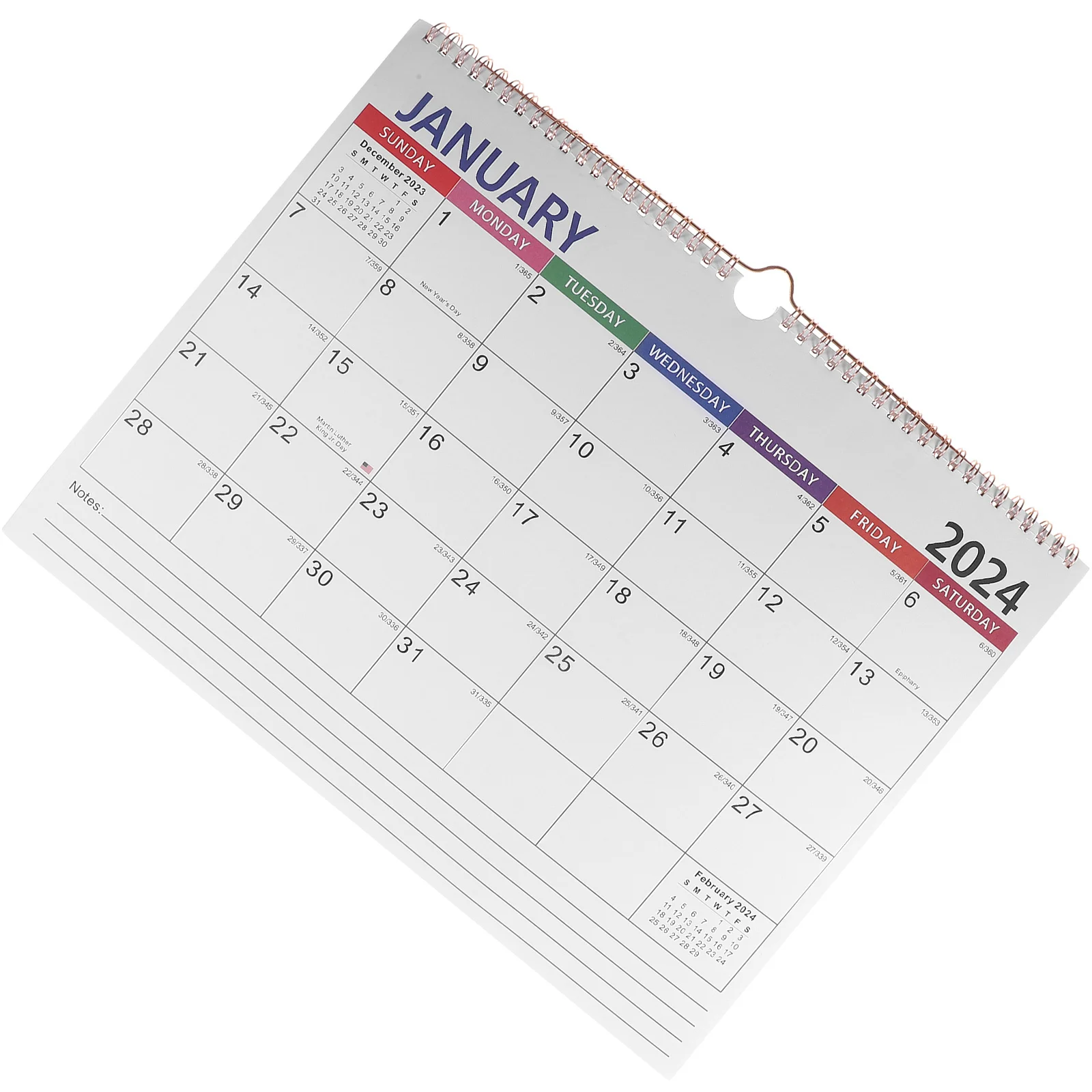 

Countdown 2023-2024 Wall Calendar Room Hanging Sturdy Monthly Appointment Noting Daily Use Calendar for Home Office