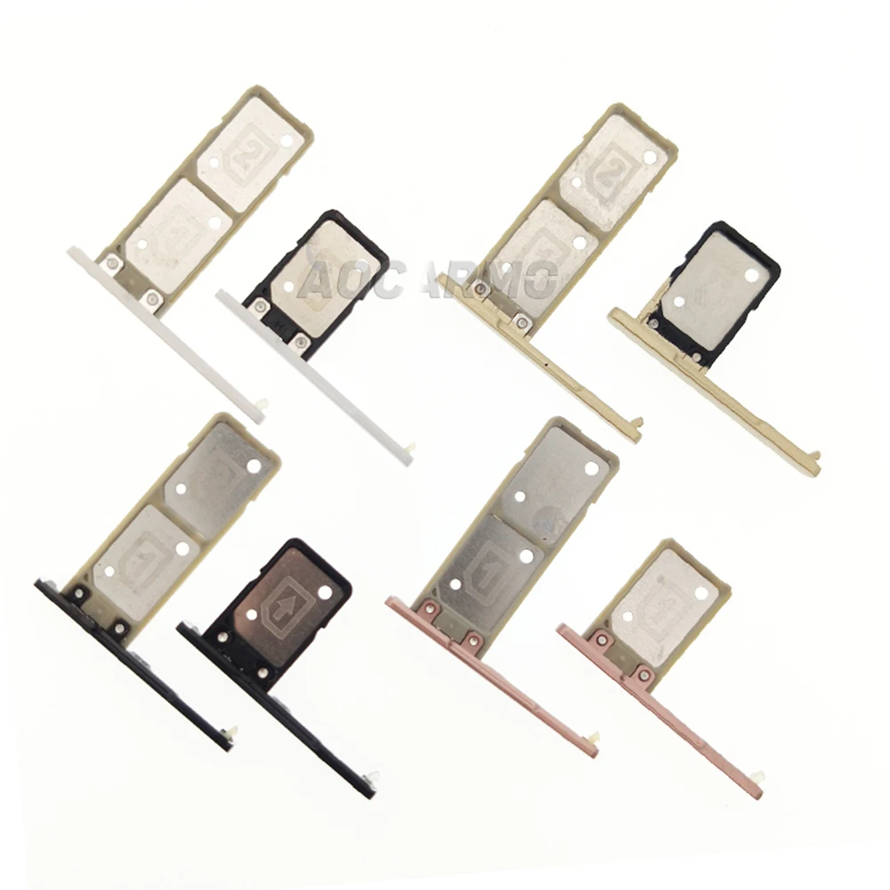 SIM Card Tray SD For Sony Xperia XA1 Ultra Dual G3212 Dual G3226 G3221 G3223 Flex Cable Reader Socket Slot Holder Dual