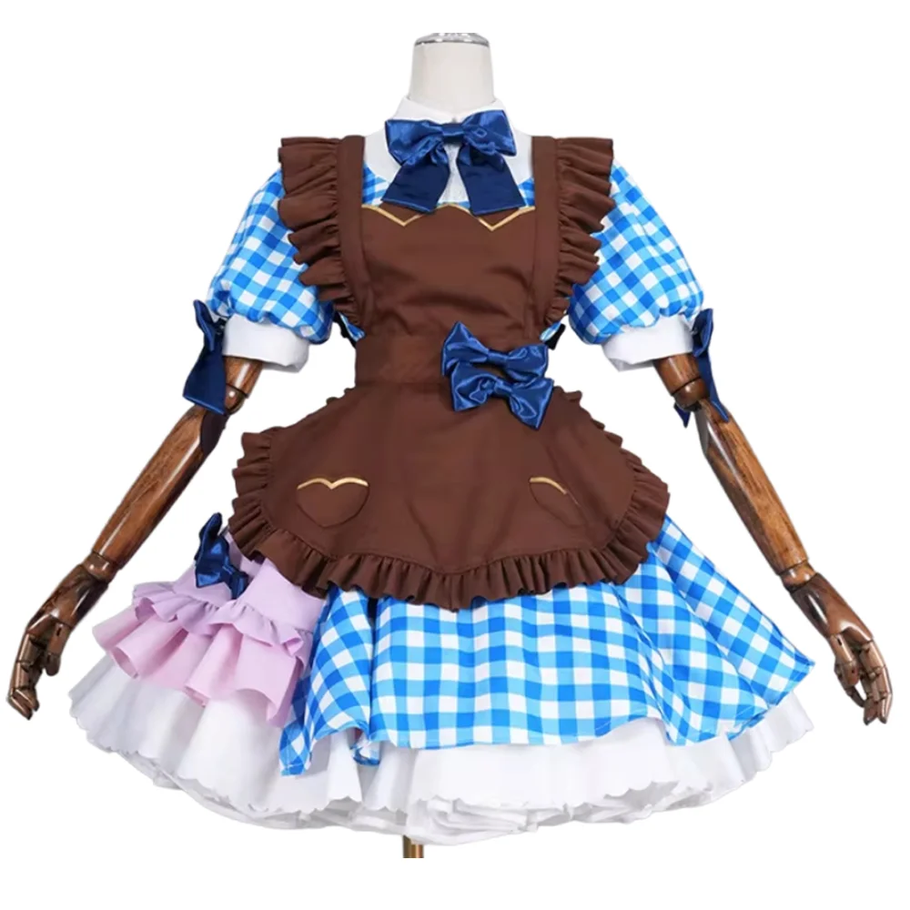 

XIN LAI SEN Unisex Anime Cos Manaka Laala Cosplay Costume Halloween Uniform Custom Size