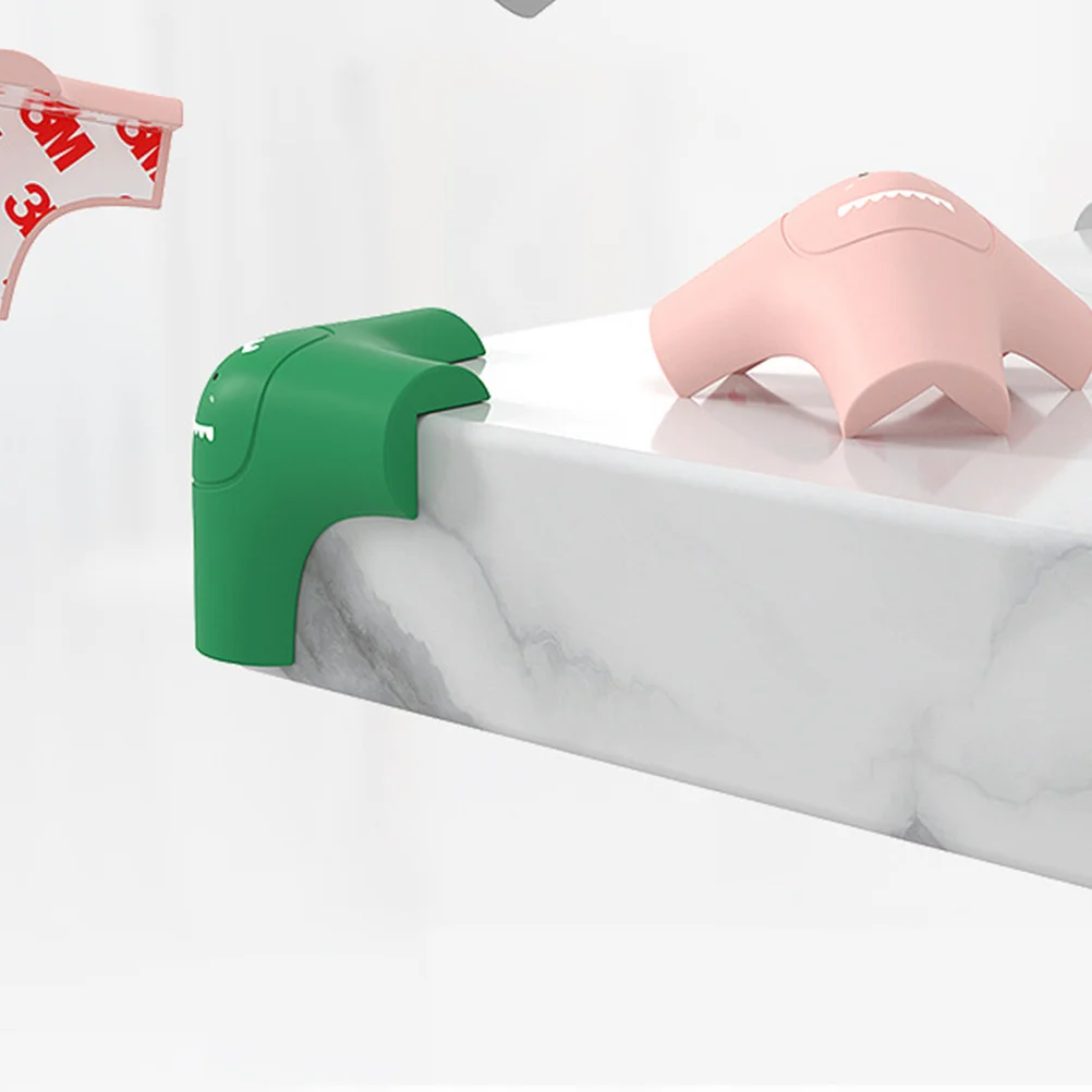 

5 шт., защитные уголки для детской безопасности, силиконовая защита для стола от столкновений, мягкая гибкая защита для края мебели с героями мультфильмов