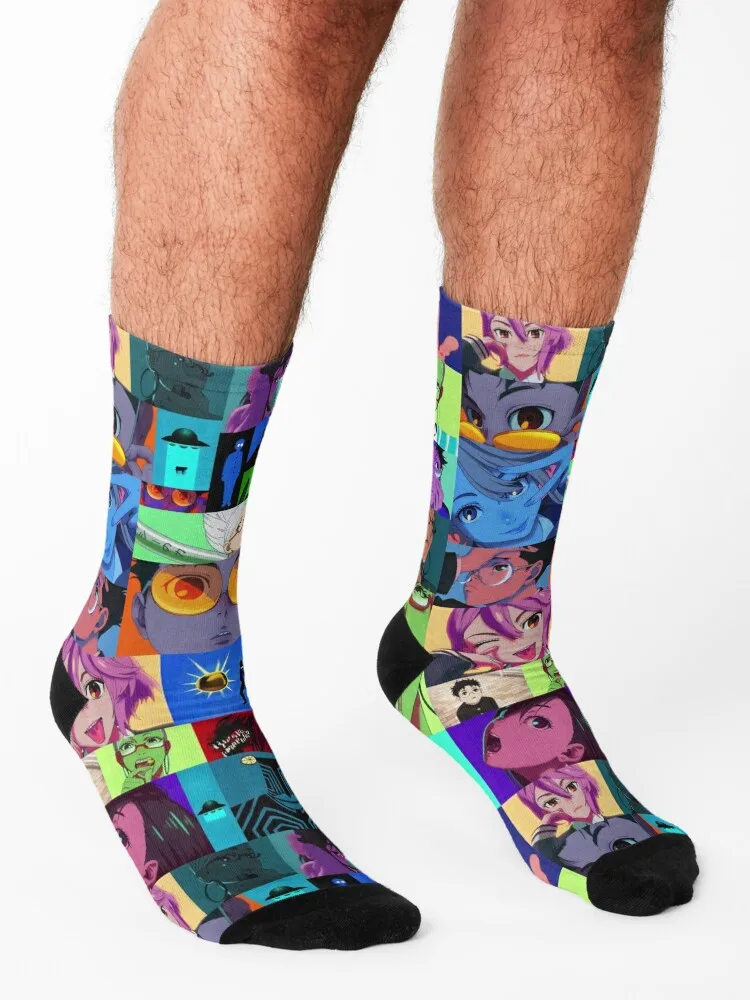 Dandadan Collage Socks set Climbing winter floor Male Socks Women's