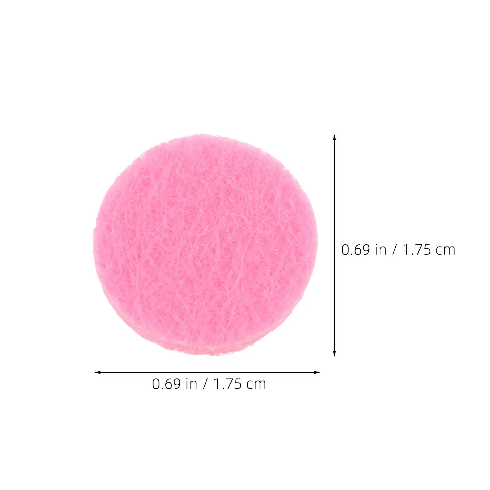 100 Pcs Essential Oil Aroma Essence Diffuser Pads Car Tablet Aromatherapy Refill Cotton Fiber