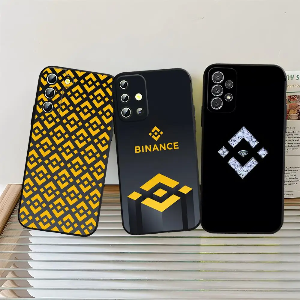 Binance Bnb Coin Crypto Coin Phone Case Back Cover for Samsung S24 Ultra S22 S23 S20 Fe S21 Plus Galaxy A54 A34 A24 A53 M54 Note