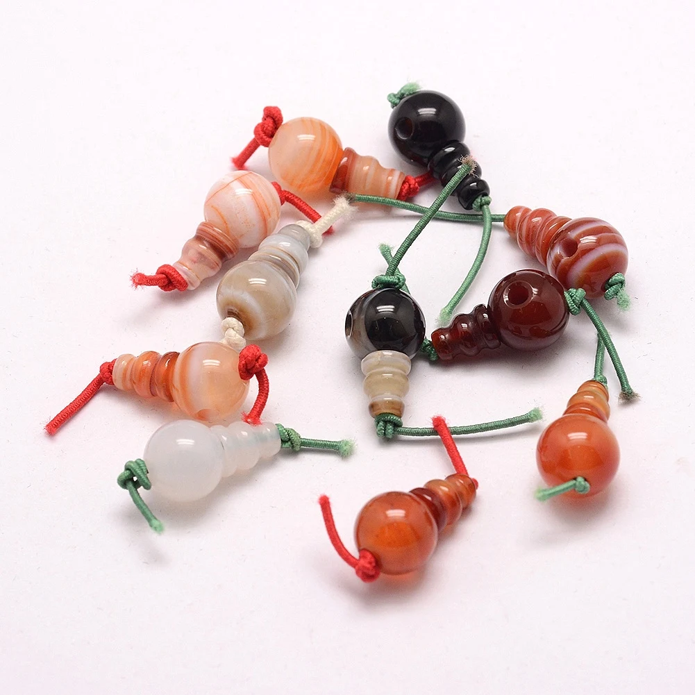 10 Set 3 Hole Guru Beads Natural & Synthetic Stone T-Drilled Beads For Buddhist Prayer Rosary Jewelry Making Bracelet Findings