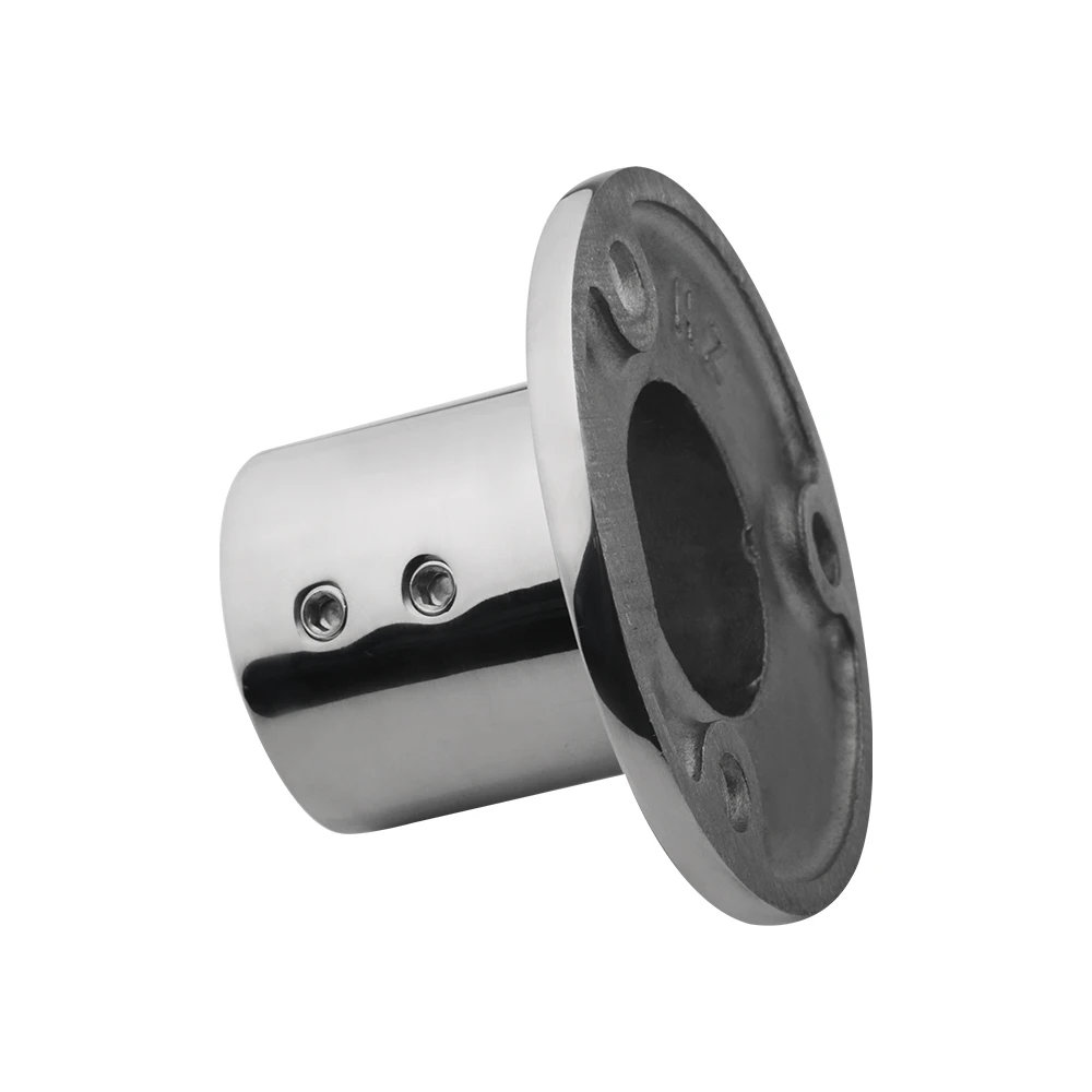 دعامة أنابيب تثبيت القارب 316 ستانلس ستيل 90 °   22/25/30/32 مللي متر قاعدة الأنابيب المستديرة درابزين تركيب الدعامة الملحقات البحرية