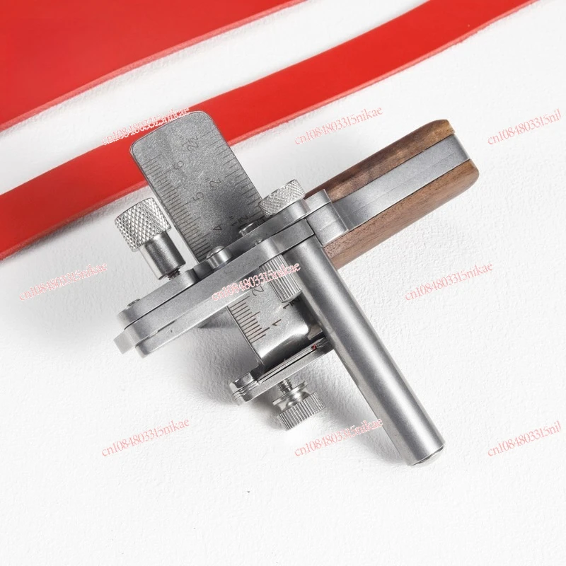 Cortador de cinturón de cuero de acero inoxidable | Herramienta de corte de tiras de cuero hecha a mano DIY para manualidades