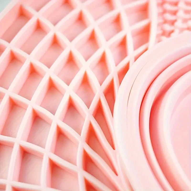 Ciotola per mangiatoia lenta per gatti tappetino multifunzionale per cani in gomma morbida tappetino per leccare il gatto Anti-soffocamento con ciotola pieghevole per cibo e acqua