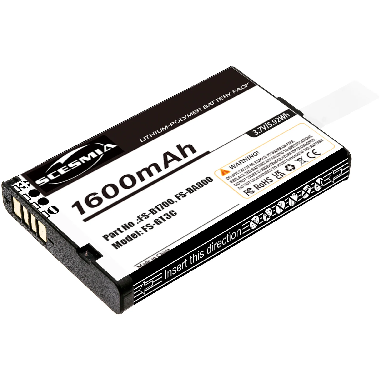

Remote Controller 2800mAh/10.36Wh Battery For Flysky FS-B1700 FS-BA800 FS-GT3C FS-i10 FS-iT4 FS-iT4S FS-GT2B FS-GT3B FA605