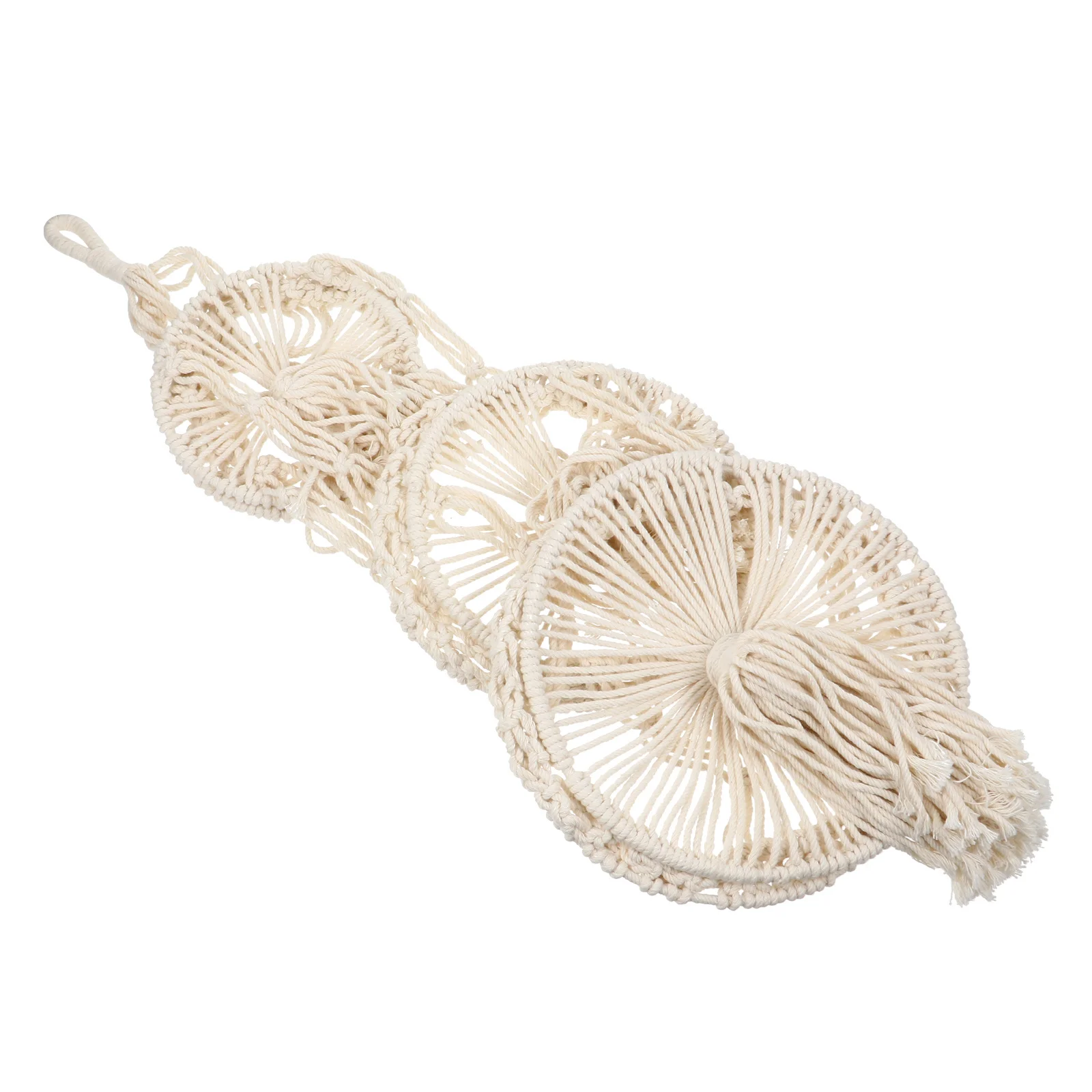 

1Pcs Hanging Flowerpot Net Basket Cotton Rope Durable Eco-Friendly Macrame Planter for Indoor Outdoor Garden Decor Home Space