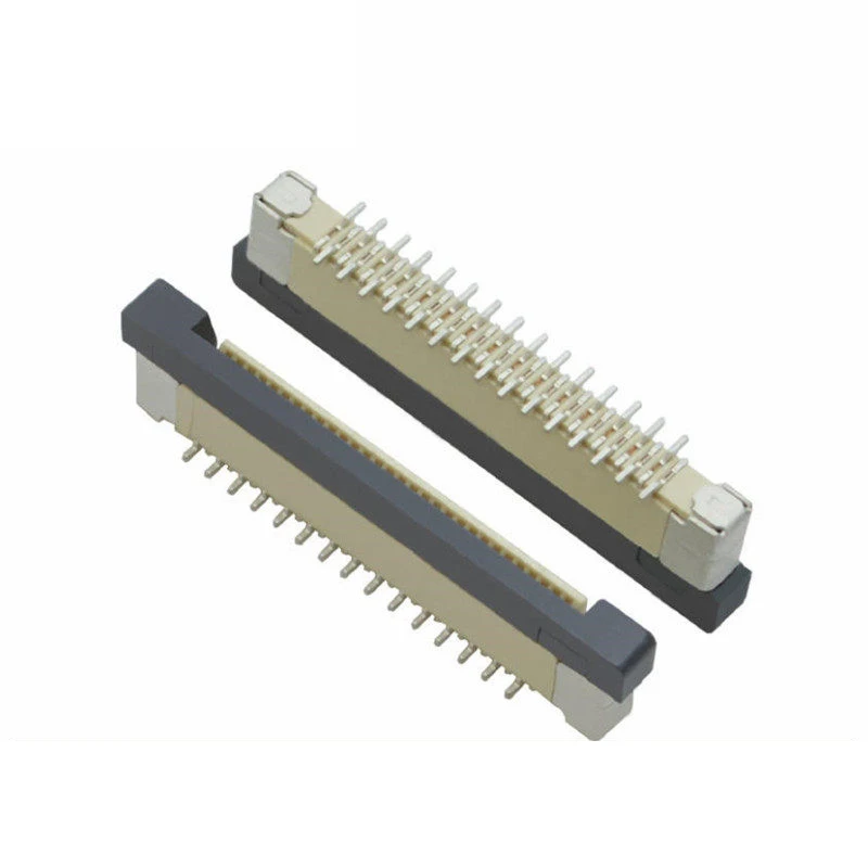 10 PCS FPC/FFC Pull-up Vertical Positive Foot Strap Locked Soldered Patch Misaligned Crossed Feet 1.0MM Soft Cable Connector 8-3