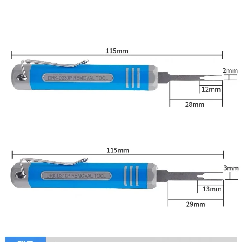 Afbeelding 3: Voor Audi Volkswagen Pin Remover Set Auto Plug Wire Remover Kabelboom Terminal Removal Tool