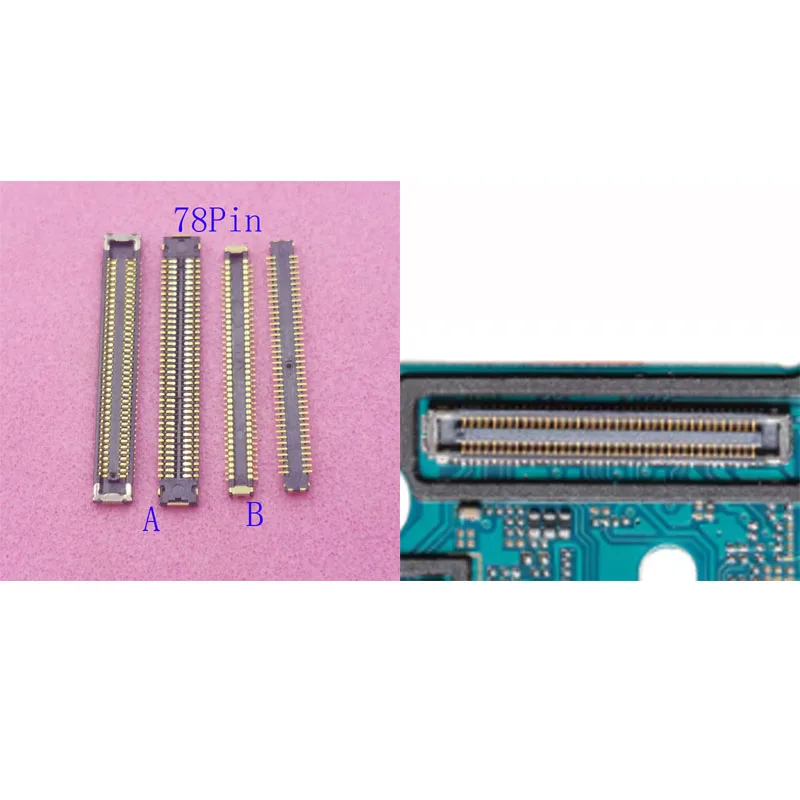 2-100Pcs FPC Connector Usb Charger Plug Lcd Display For Samsung Galaxy A40 A70 A30S A21S A31 A41 A51 A71 A307 A217 A805 78 Pin