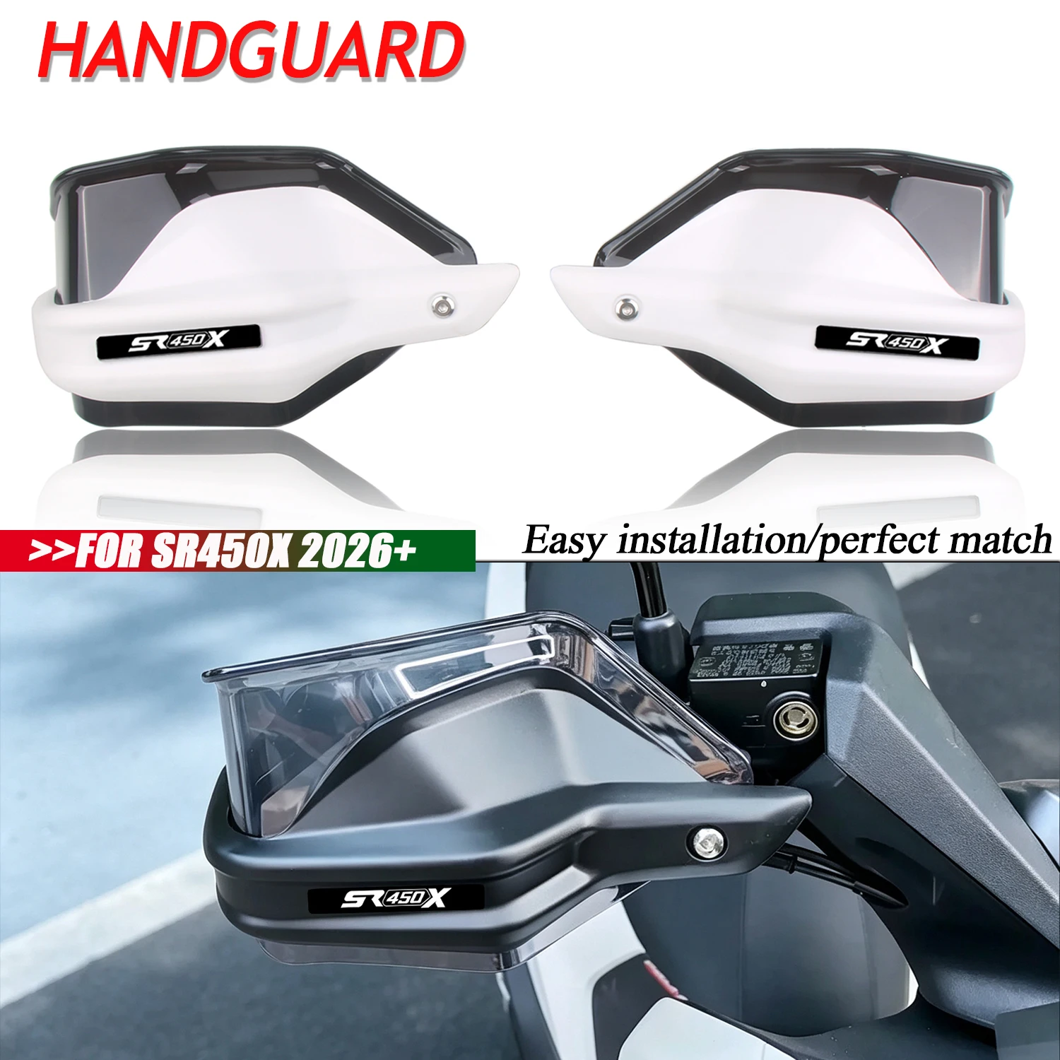 Motorcycle Handlebar Handguard For VOGE SR450X SR 450X Hand Guard Wind Shield Deflector Handle Lever Protection