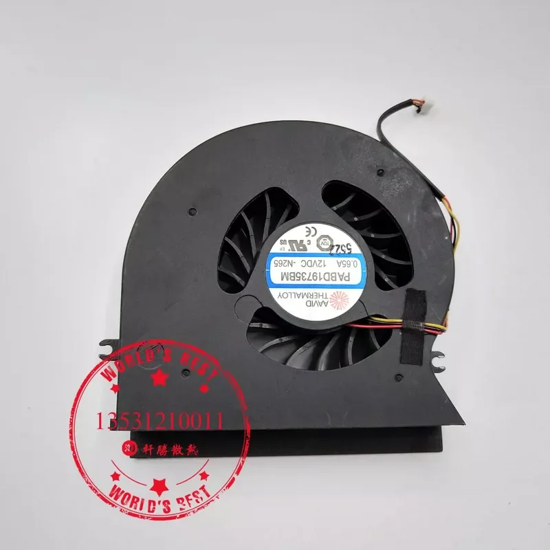 For MSI GT72 GT72S GT72VR Laptop CPU Cooling Fan PABD19735BM