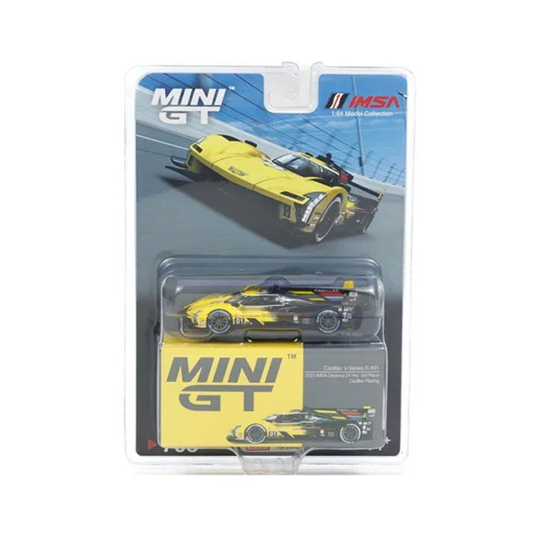 

MINIGT 1:64 Toy Model Car V-Series R #01 Racing 2023 IMSA Alloy Sport Vehicle #708 MJ Packing