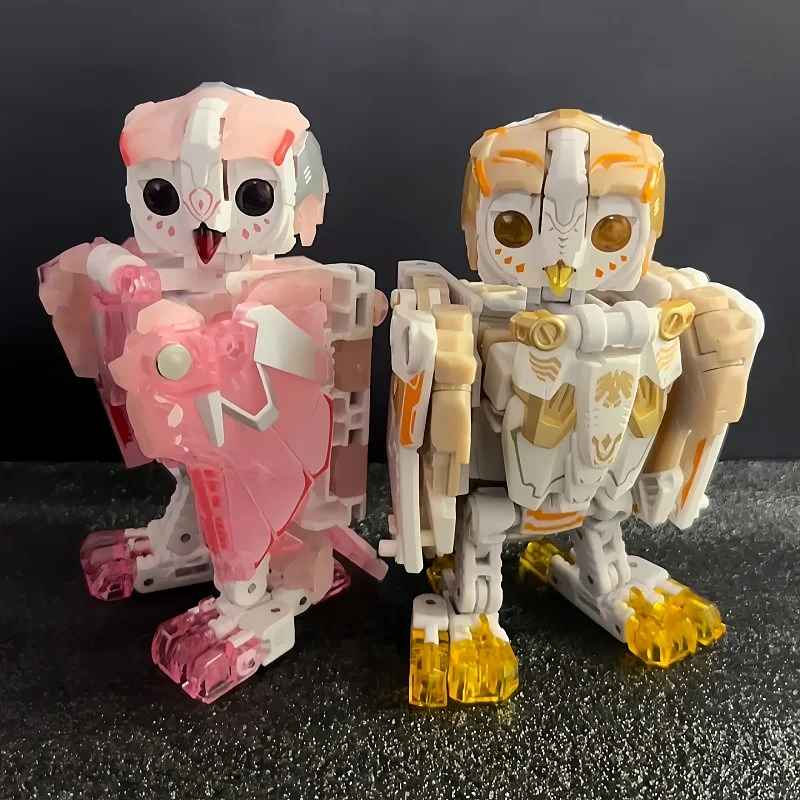 

Original 52toys Beastbox Beast Box Series White Noise Owl Deformation Toy Mecha Model Tide Play Action Figure Toy Gift