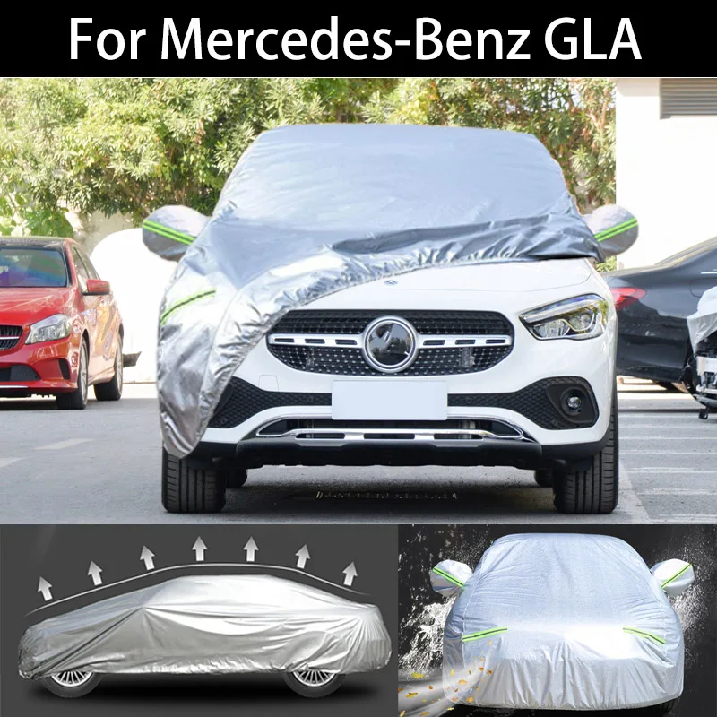 

For Mercedes-Benz GLA Car Cover Dustproof Outdoor Indoor UV Snow Resistant Sun rain Protection waterproof hail cover for car