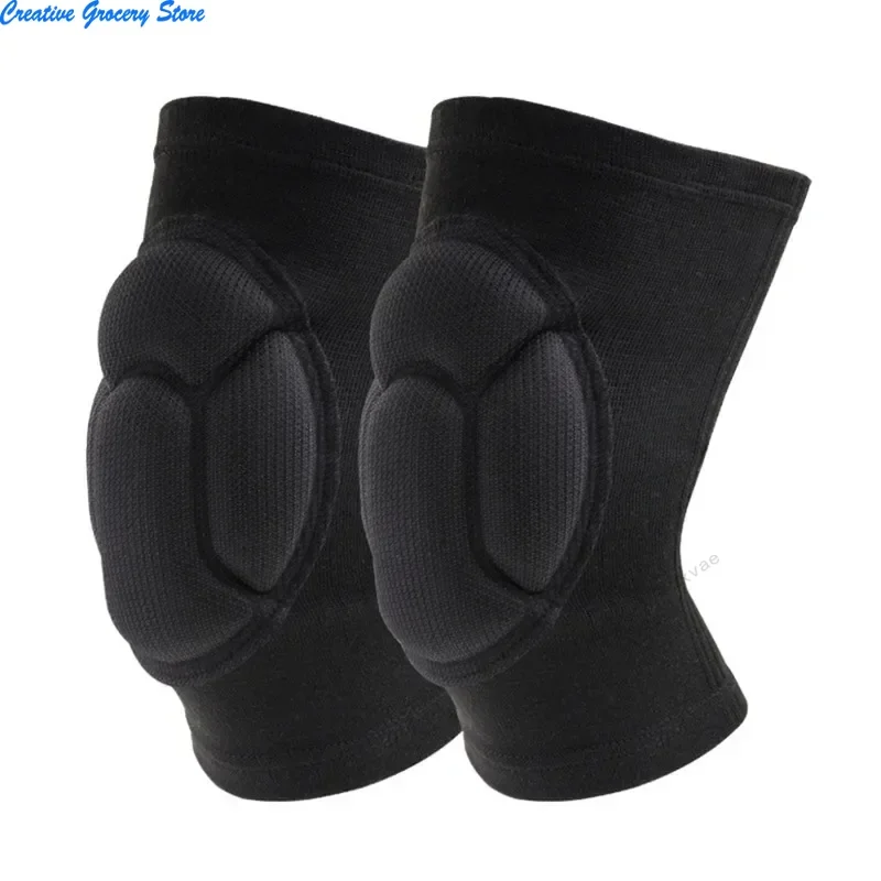 Verstärkte Schutz-Sportknieschoner für Männer Elastische Kniepolster Fitness-Ausrüstung Basketball-Bandage Protektor Rutschfeste Polster für Herren