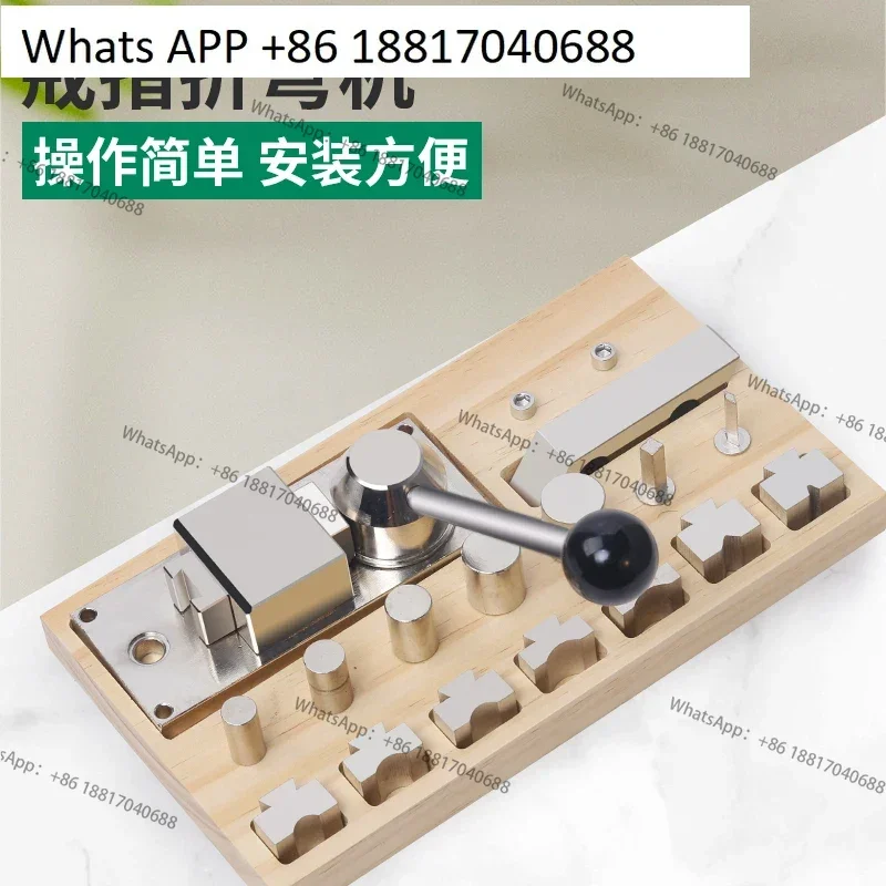 Gold, silver and copper sheet bending machine, ring DIY forming and rounding machine, jewelry bar bending machine