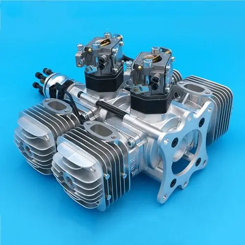 DLE120 T4 RC Airplane Gasoline Engine Power Four-Cylinder Two-Stroke Side Exhaust Natural Wind-Cooled 120CC Displacement