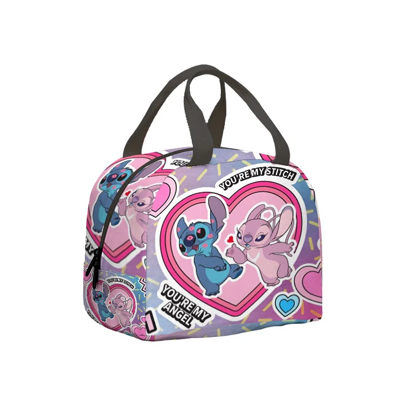 

Custom Stitch Printed Thermal Insulated Lunch Bag Women Cute Cartoon Portable Lunch Tote Kids School Children Storage Food Box