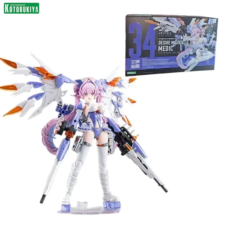 In Stock Original Kotobukiya Megami Device Desire Maiden Medic PVC 17cm Anime Character Model Collection Desktop Decoration