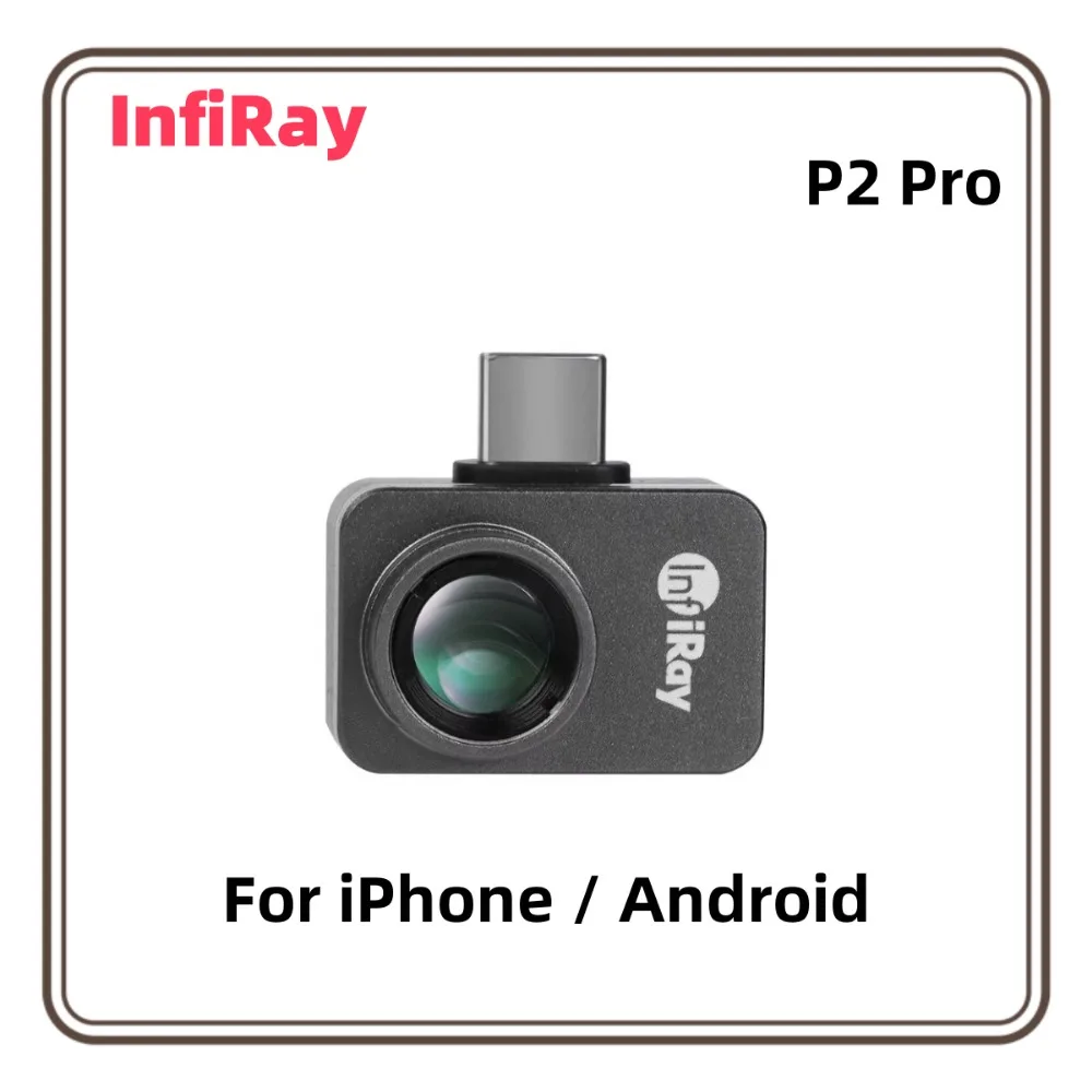 INFIRAY P2 Pro Thermal Camera for iPhone iOS for Android Type C Smartphone Infrared Vision Thermal Imager Thermographic Camera