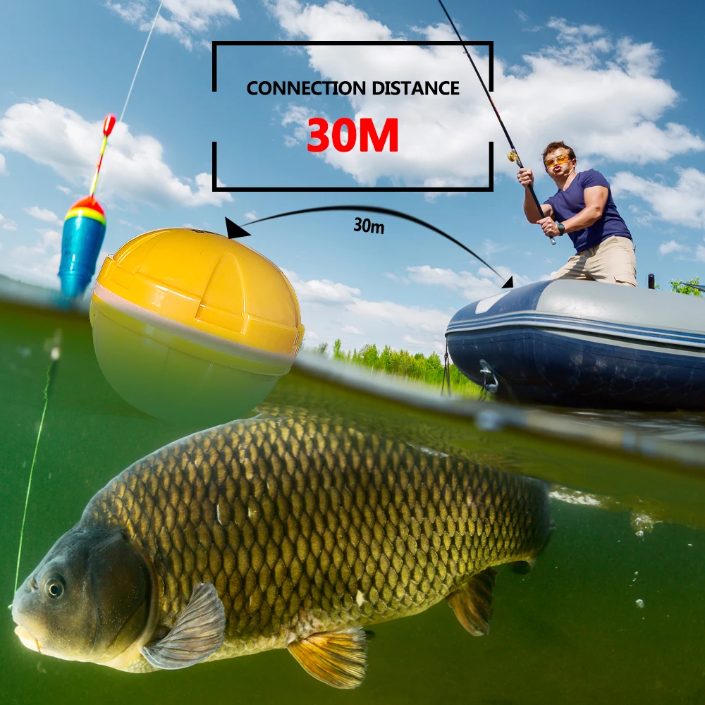 

New Smart Wireless Bluetooth Smart Sonar Fish Finder 48m/160ft Fish Finder Portable Outdoor Fishing Equipment