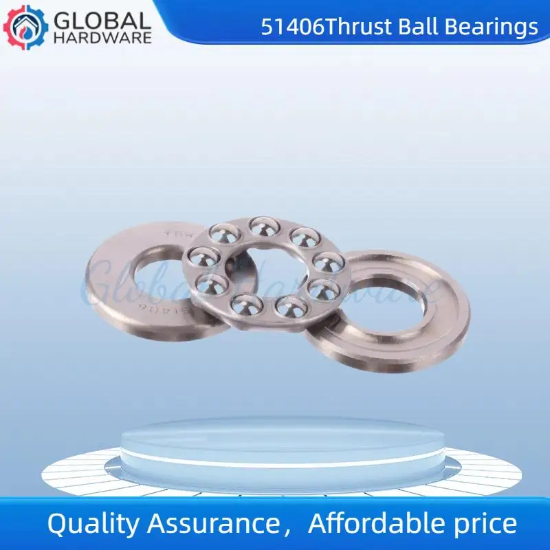 

51406 Thrust Ball Bearings Deep Groove Ball Bearing for Generator Bearin Skate Shoes Thrust Ball Bearing 51406
