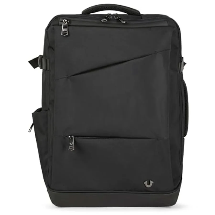 

Travel Backpack for Men and Women - Carry On Flight Approved Luggage Bag, 16" Laptop Compartment, Clothes Storage, Tech Organiz