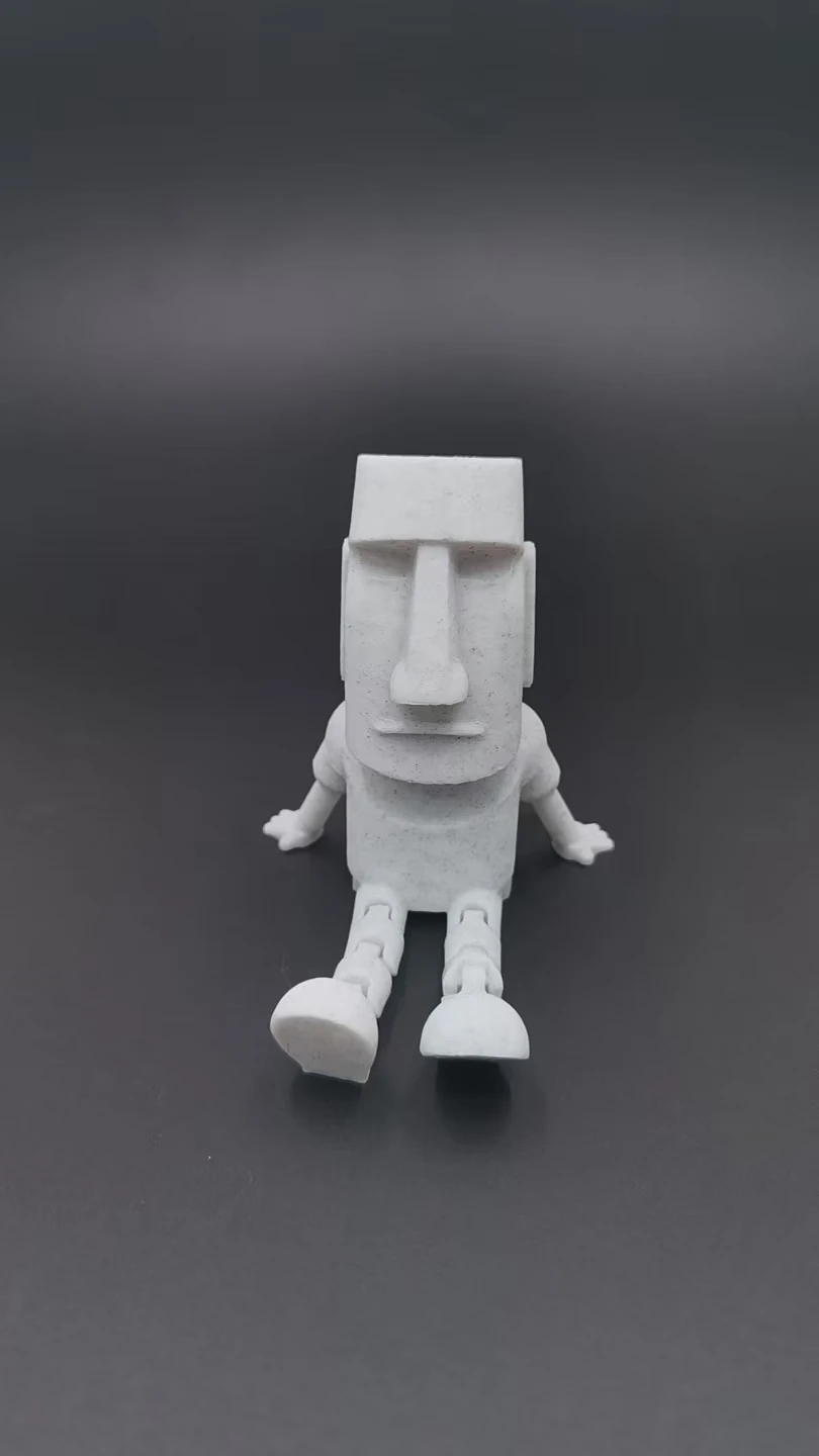 A movable memorial statue with joints, suitable for home decoration or office decoration