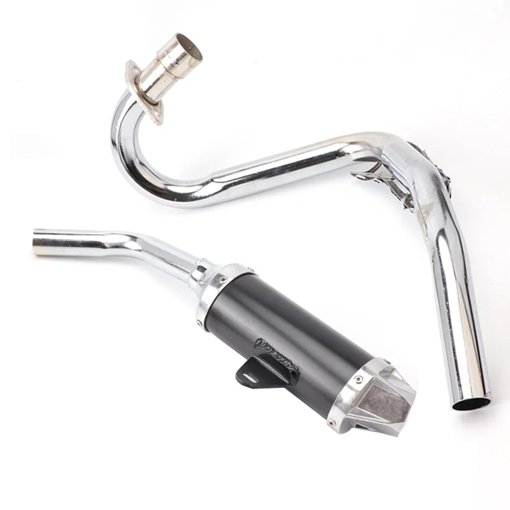 

Black Exhaust Muffler for Chinese BBR 50CC 110CC 125CC Pit Dirt Bicycle Pipe Compatible with Various Models